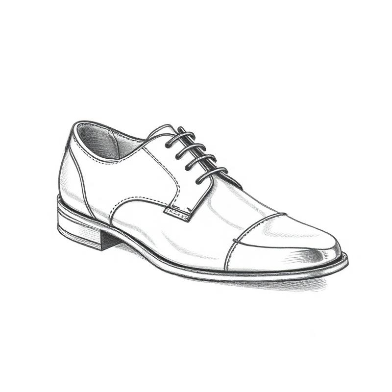 Schuhentwurf, Herrenmodell